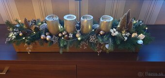 Podlhovasty vianocny svietnik - 2