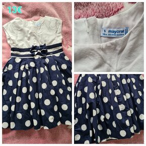 3x dievčenské šaty Mayoral, veľ. 104/110/116 - 2