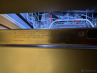 SURNE. Umyvacka riadu Bosch SPS6YMI14E, susenie - Zeolith - 2