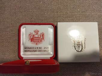 2€ minca Monako 2025 - Markízstvo Baux - 2