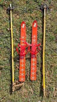 Detské retro lyže - 2