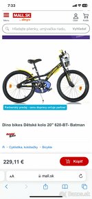 Bicykel Dino Bikes veľkosť 20 - 2