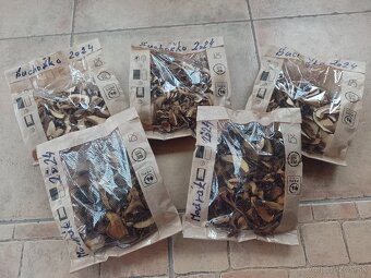 Sušené huby 5balikov250gr/13€+posta - 2