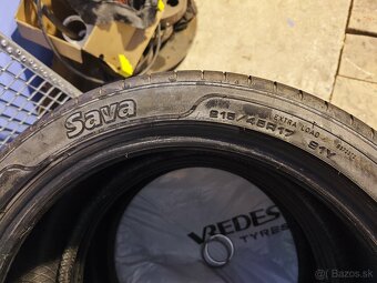 215/45 R17 Letné pneumatiky Sava - 2