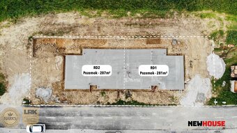 Novostavba 4i bungalovu (RD1) s pozemkom 281 m² v novej čast - 2