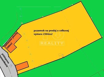 NA PREDAJ RD V HORNEJ SÚČI S VÝYMEROU POZEMKU 2366 M2 - 2