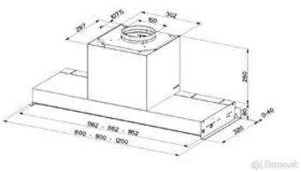 Digestor Faber IN-NOVA PREMIUM BK MATT A90 čierny - 2