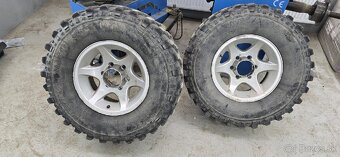 Disky 139.7x6 r15 + pneu 31" - 2