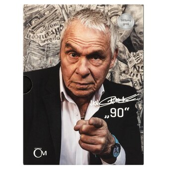 STŘÍBRNÝ GROŠ JAN SAUDEK 90 LET PROOF, 2025 - 2