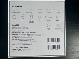 NOVÝ - Insta360 Mic Air - 2