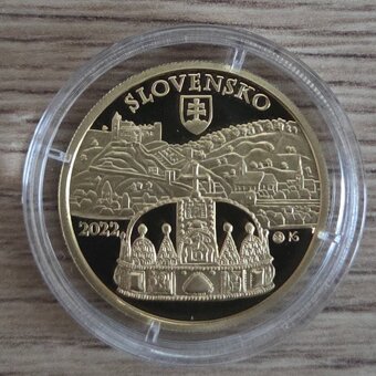 Zlatá zberateľská minca 100 € Korunovacia Rudolfa 2022 - 2