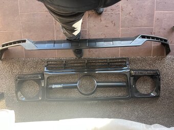 Mercedes G463 brabus Carbon maska a spoiler - 2