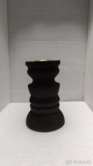 Malý zeleny svietnik 7€ - drevo - 2