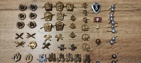 Odznaky CSSR CSLA OSSR - viac kusov - 2