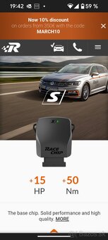 Race chip na VW 2.0 TDI 81kw - 2