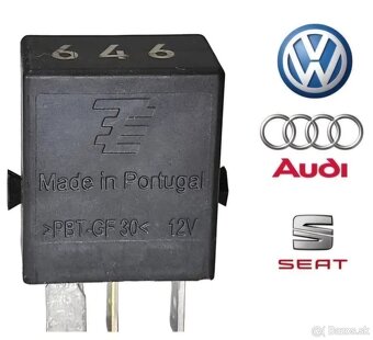 Relé VW Audi Seat #646 #655 #404 Originál - 2