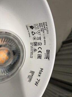 RANARP čierna bodová lampa nástenná/so svorkou - 2