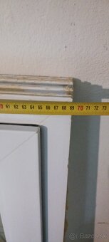 Plastové okno v125 x 69šírka, hrúbka 7,6cm - 2