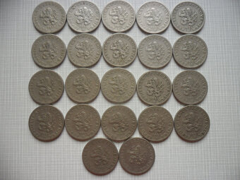 1. ČSR - 20 halierov, 25 halierov - 2