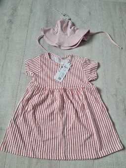 Saty lindex veľ 86 + klobuk - 2