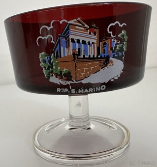 Retro poháre REP. S. MARINO – France – zberateľský set 4EUR - 2