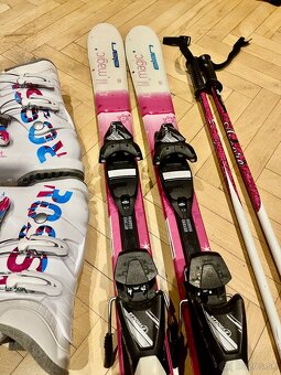 Dievcenke lyze set 120cm + lyziarky 235mm - 2