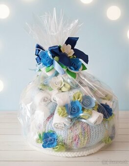 Plienková torta MODRÁ - 2