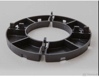 Terč pod dlažbu kruhový čierny 14 mm x 148 mm - 2