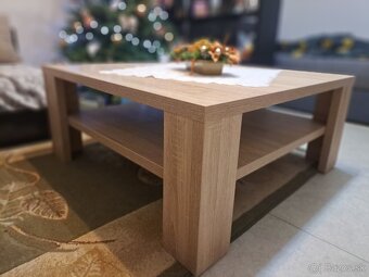 Dub sonoma obývačkový stôl - 2