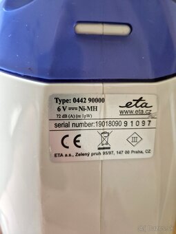 Akumulátorový vysávač ETA - 2