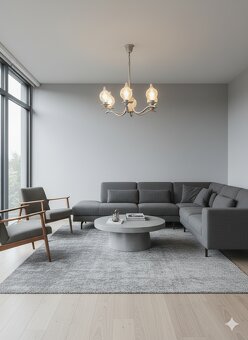 Predám hliníkový retro luster - 2