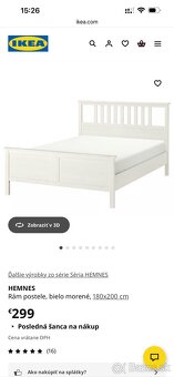 Posteľ Hemnes Ikea - 2