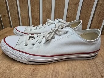 Biele pánske Converse tenisky, č. 48 - 2