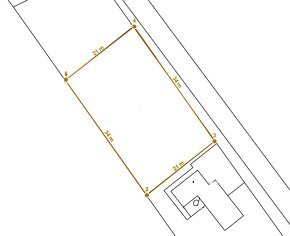 Stavebný pozemok, Borský Svätý Jur, 726 m2 - 2