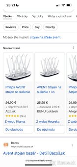 Sterlizator  a stoja  na flasky Avent - 2