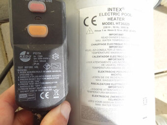 Predám ohrievač vody k menšiemu bazénu-zn.Intex - 2