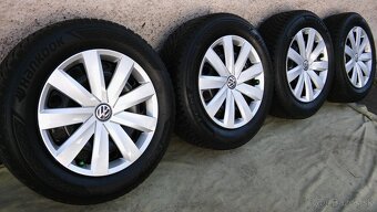 pl d 5x112 r16 VW group + zimné 215/60 r16 XL + orig puk - 2