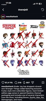 Figurky Kinder joy stranger things - 2