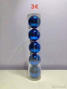 Vianočné ozdoby - modré - 2