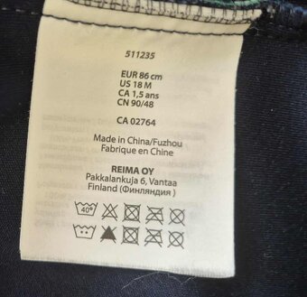 Detská softshellová bunda zn. Reima, veľ. 86 - 2