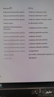 Predám páčky na P5008,3008 Citroen C5 - 2