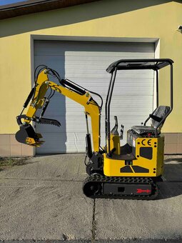 Nový Mini bager 1,2 t  mimoosé kopanie - 2