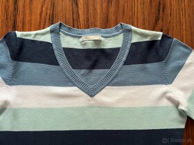 Tenký pásikavý pulover - 2