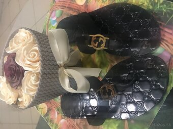 GUCCI originál damske slapky 38 - 2
