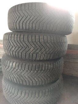Predám plechové disky z gumami 5x100r15 - 2