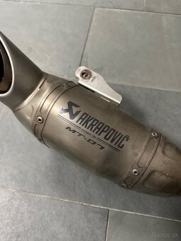 Akrapovic MT07 - 2