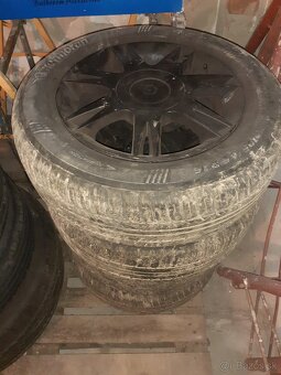 Alu disky 5x100 r15 s letnými pneu zo Seatu Toledo II - 2