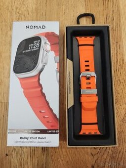 Apple watch Nomad Rocky Point Band orange, limited - 2