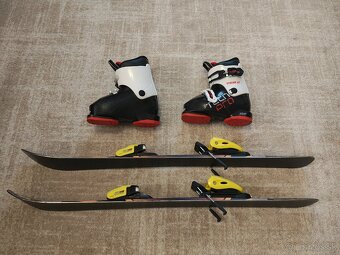 Predám detské lyže 90cm + lyžiarky - 2