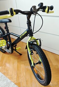 16" bicykel B-TWIN dark hero 500 - 2